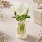 🥳2026 HOT SALE🥳💞50K+ SOLD! 🎁✨ 50% OFF! Mini Glass Bouquet – 6cm tall, 7 glass flowers + vase, never withers. Elegant gift for home & office! 🏠💚