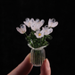 🥳2026 HOT SALE🥳💞50K+ SOLD! 🎁✨ 50% OFF! Mini Glass Bouquet – 6cm tall, 7 glass flowers + vase, never withers. Elegant gift for home & office! 🏠💚
