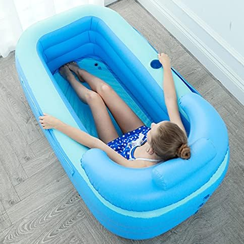 🥳2026 HOT SALE🥳💞50K+ SOLD!🛁💨 50% OFF! Inflatable Bathtub – Triple‑layer insulation, zippered cover locks in heat. Soft bubble bottom, cup holder included. Spa at home! 🌊✨