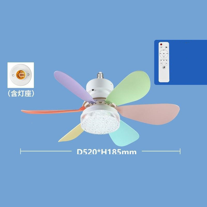🥳2026 HOT SALE🥳💞50K+ SOLD!💡🌀 50% OFF! 2‑in‑1 Cooling LED Ceiling Fan – Light & fan in one, remote controlled. 3‑colour dimming, 3 speeds. Easy E27 screw‑in install! 🏠✨