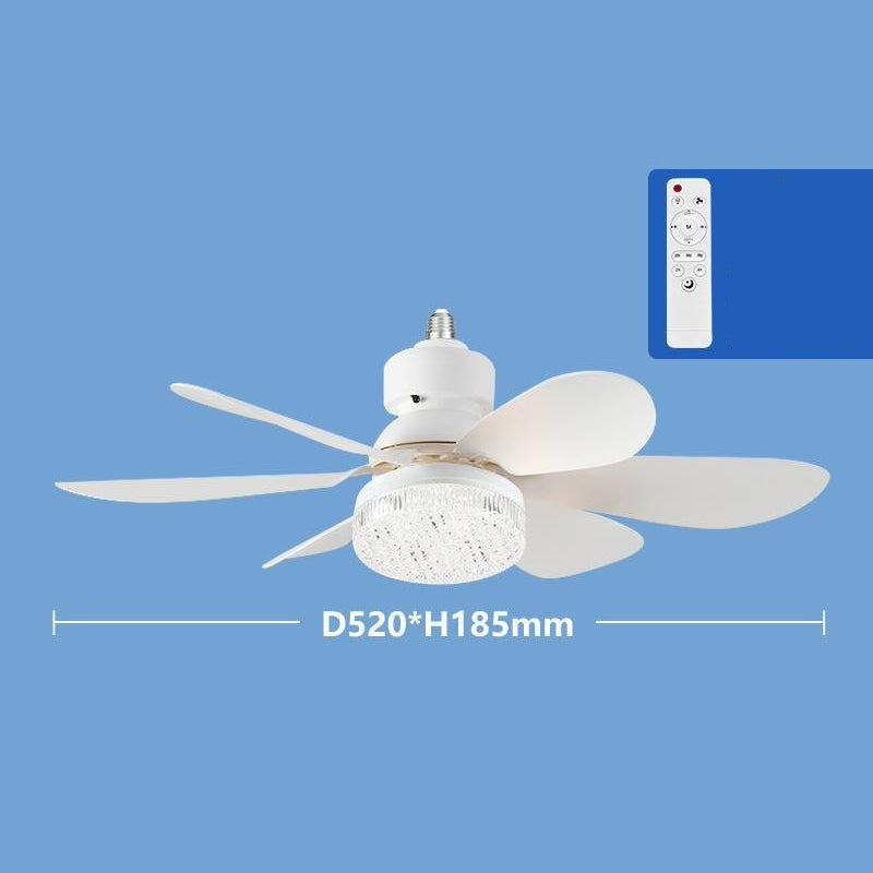 🥳2026 HOT SALE🥳💞50K+ SOLD!💡🌀 50% OFF! 2‑in‑1 Cooling LED Ceiling Fan – Light & fan in one, remote controlled. 3‑colour dimming, 3 speeds. Easy E27 screw‑in install! 🏠✨