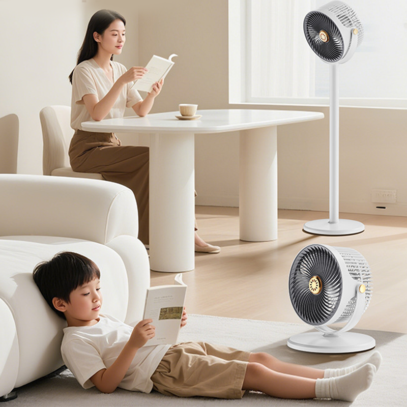 🥳2026 HOT SALE🥳💞50K+ SOLD!🌀🌿 50% OFF! Whisper‑Quiet Adjustable Floor Fan – 4 heights, 5 speeds, tiltable head. Quiet motor, portable & USB‑C rechargeable. A breeze for any space! 🔇✨