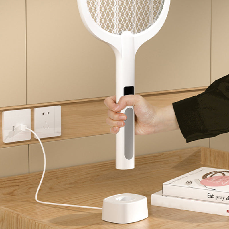 🥳2026 HOT SALE🥳💞50K+ SOLD!🦟⚡ 50% OFF! Smart Mosquito Zapper & Trap Lamp – Handheld racket + auto trap lamp. UV light attracts, digital display shows battery. Dual‑mode defence! 🔋✨