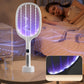 🥳2026 HOT SALE🥳💞50K+ SOLD!🦟⚡ 50% OFF! Smart Mosquito Zapper & Trap Lamp – Handheld racket + auto trap lamp. UV light attracts, digital display shows battery. Dual‑mode defence! 🔋✨