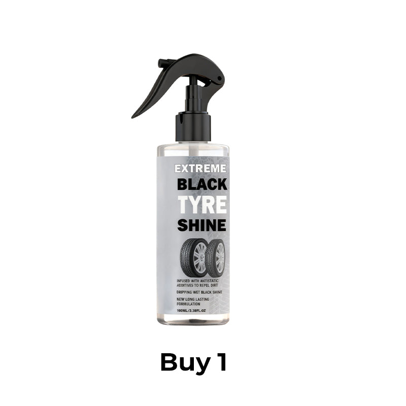 🥳2026 HOT SALE🥳💞50K+ SOLD!🛞✨ 50% OFF! Tire Shine Spray – Instant wet black shine, lasts for weeks. Anti‑static formula repels dirt. No wiping, just spray & go! 🚗💨