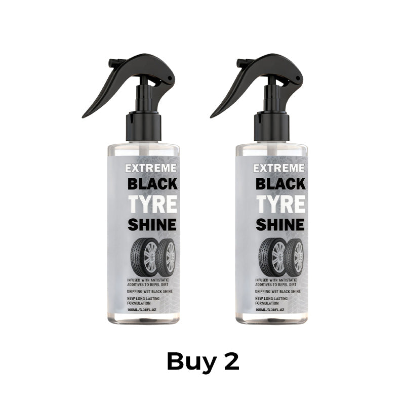 🥳2026 HOT SALE🥳💞50K+ SOLD!🛞✨ 50% OFF! Tire Shine Spray – Instant wet black shine, lasts for weeks. Anti‑static formula repels dirt. No wiping, just spray & go! 🚗💨