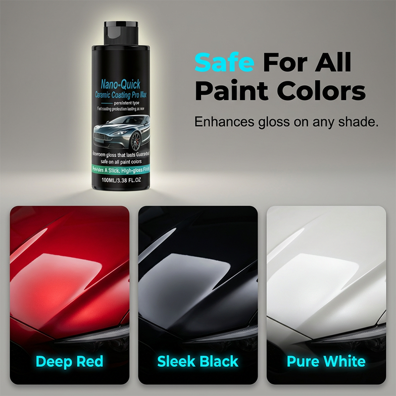 🥳2026 HOT SALE🥳💞50K+ SOLD! 🚗✨ 50% OFF! Nano Ceramic Spray – Adds deep gloss & water‑beading protection. Spray & wipe – easy finishing step for any wash! 🛡️💧