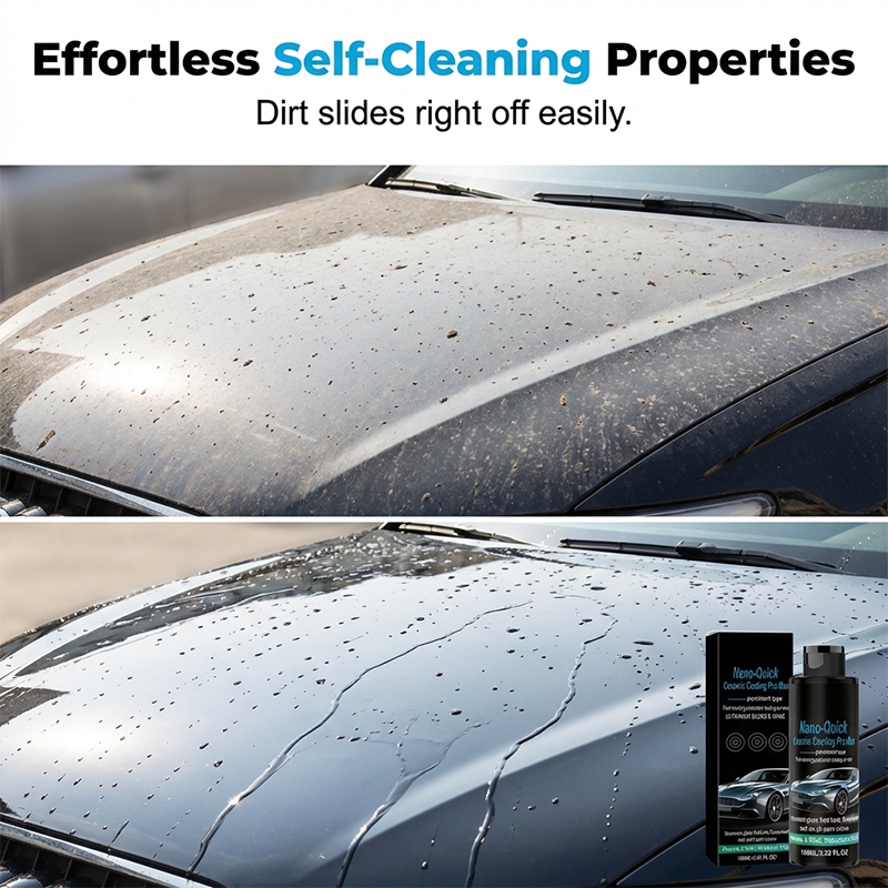 🥳2026 HOT SALE🥳💞50K+ SOLD! 🚗✨ 50% OFF! Nano Ceramic Spray – Adds deep gloss & water‑beading protection. Spray & wipe – easy finishing step for any wash! 🛡️💧