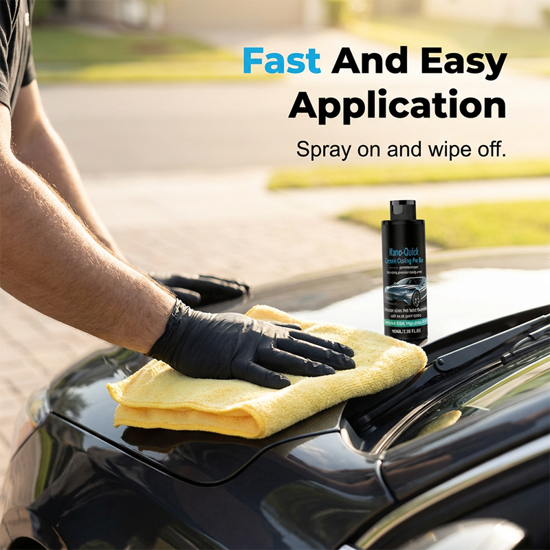 🥳2026 HOT SALE🥳💞50K+ SOLD! 🚗✨ 50% OFF! Nano Ceramic Spray – Adds deep gloss & water‑beading protection. Spray & wipe – easy finishing step for any wash! 🛡️💧