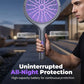 🥳2026 HOT SALE🥳💞50K+ SOLD!🛡️💤 50% OFF! Rechargeable Bug Zapper – Triple‑layer safety mesh, extendable handle, rotates for wall & corner strikes. Pest‑free sleep, worry‑free safety! 🌟💚
