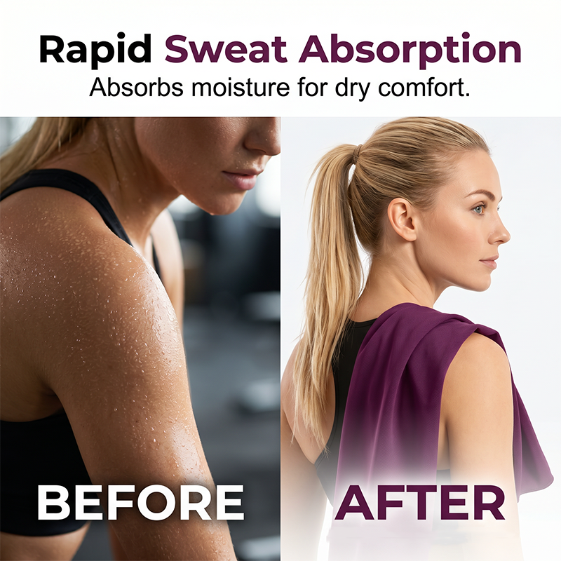 🥳2026 HOT SALE🥳💞50K+ SOLD!🧊💦 50% OFF! Instant Cooling Sports Towel – Wet, snap & chill in seconds. Ultra‑absorbent, lightweight & portable. Perfect for hot days & workouts! ✨🏃