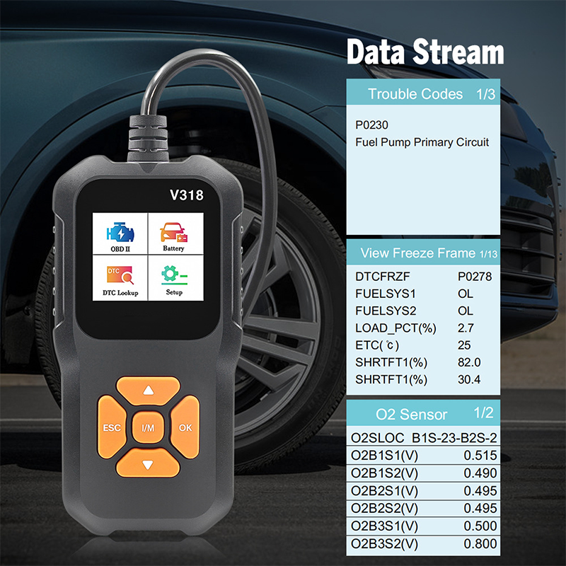 🥳2026 HOT SALE🥳💞50K+ SOLD!🚗🔧 50% OFF! Professional OBD2 Scanner – Reads & clears codes, live data & I/M readiness. Works on 1996+ cars. Save £££ on garage diagnostics! 🛠️✨