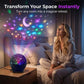 🥳2026 HOT SALE🥳💞50K+ SOLD!🌌✨ 50% OFF! USB LED Galaxy Projector Night Light – Sound‑sync, multiple colour modes. Projects stars, moons & festive themes. A mesmerising light show at home! 🎵💫