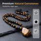 🥳2026 HOT SALE🥳💞50K+ SOLD!🪨🔮 50% OFF! Men‘s Tiger’s Eye Beaded Necklace – Natural gemstone, hand‑woven cord, adjustable length. Strength & protection in every bead. A timeless piece for the modern man! 💪✨