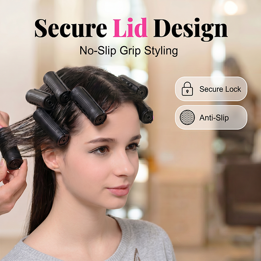 🥳2026 HOT SALE🥳💞50K+ SOLD!🌊🌀 50% OFF! Hair Perm Rods with Lid – Lift flat roots, create bouncy curls. Secure cap keeps hair in place, no slipping! 💇‍♀️✨