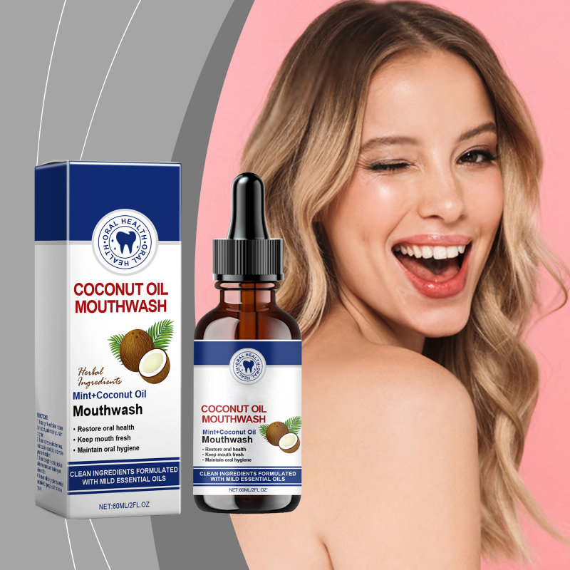 🥳2026 HOT SALE🥳💞50K+ SOLD!🌿🦷 50% OFF! Natural Coconut & Mint Mouthwash – Gentle, alcohol‑free, soothes gums. Long‑lasting fresh breath, brightens smile. Safe for daily use! 💚✨