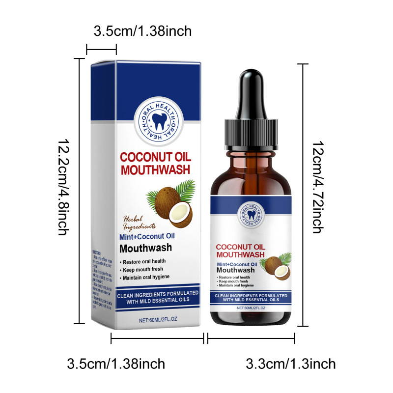 🥳2026 HOT SALE🥳💞50K+ SOLD!🌿🦷 50% OFF! Natural Coconut & Mint Mouthwash – Gentle, alcohol‑free, soothes gums. Long‑lasting fresh breath, brightens smile. Safe for daily use! 💚✨
