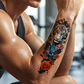 🥳2026 HOT SALE🥳💞50K+ SOLD!💪🎨 50% OFF! Large Full Sleeve Temporary Tattoos – Waterproof & sweatproof, realistic ink look. Easy 10‑sec application, safe & skin‑friendly. 🖤✨
