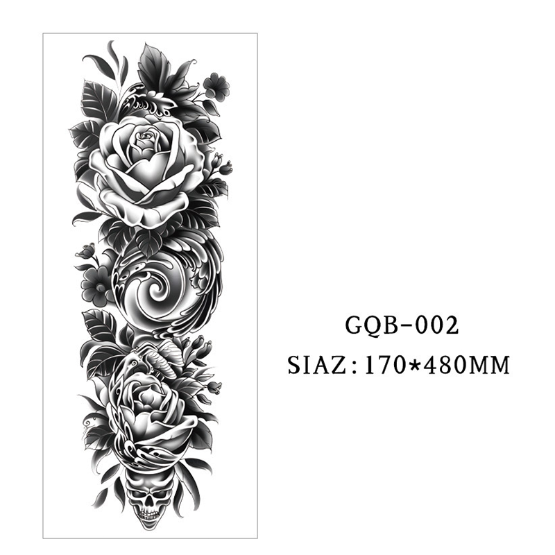 🥳2026 HOT SALE🥳💞50K+ SOLD!💪🎨 50% OFF! Large Full Sleeve Temporary Tattoos – Waterproof & sweatproof, realistic ink look. Easy 10‑sec application, safe & skin‑friendly. 🖤✨