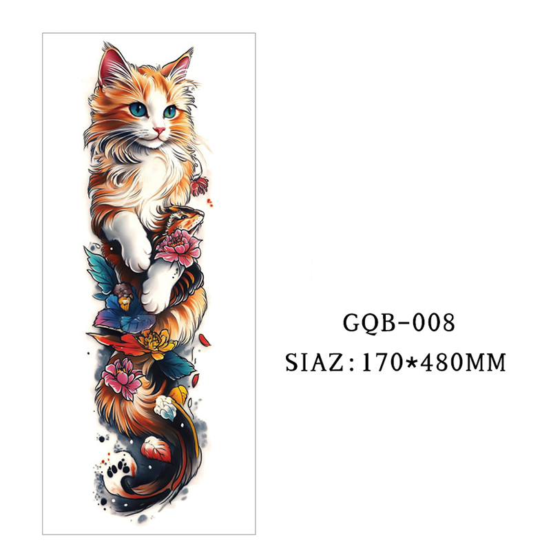 🥳2026 HOT SALE🥳💞50K+ SOLD!💪🎨 50% OFF! Large Full Sleeve Temporary Tattoos – Waterproof & sweatproof, realistic ink look. Easy 10‑sec application, safe & skin‑friendly. 🖤✨
