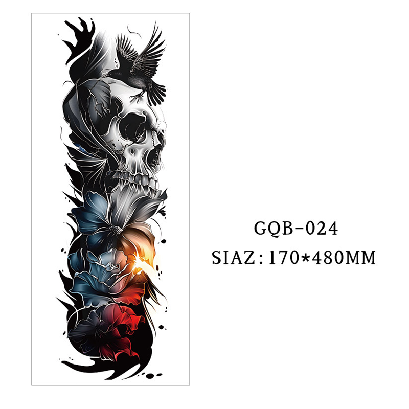 🥳2026 HOT SALE🥳💞50K+ SOLD!💪🎨 50% OFF! Large Full Sleeve Temporary Tattoos – Waterproof & sweatproof, realistic ink look. Easy 10‑sec application, safe & skin‑friendly. 🖤✨
