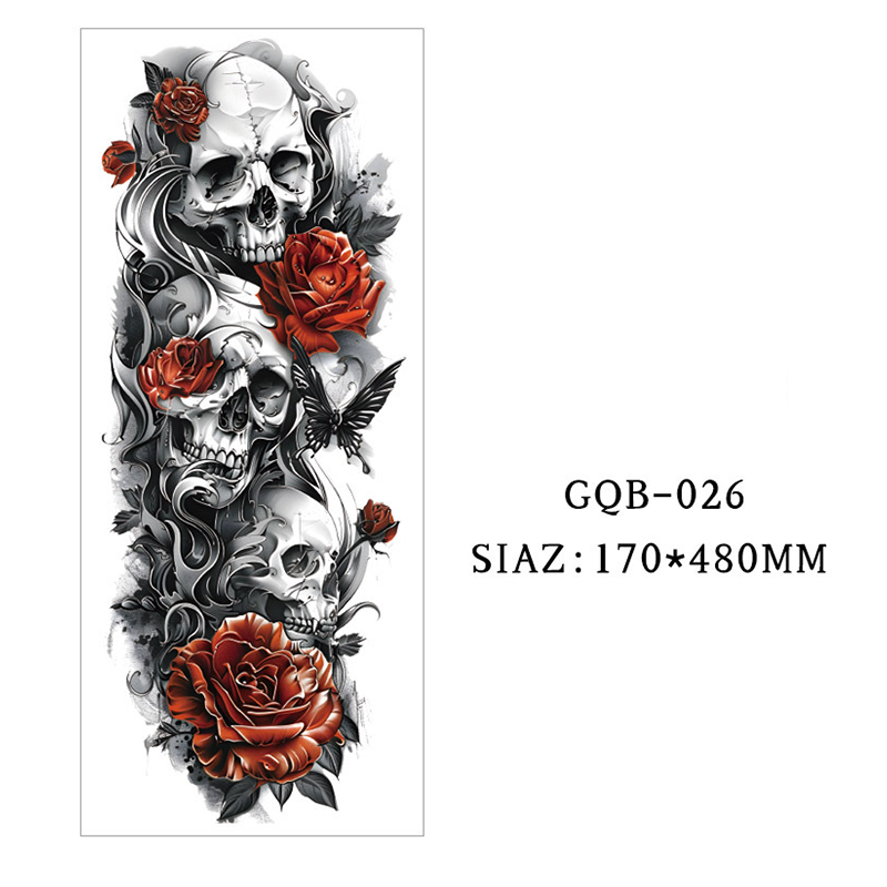 🥳2026 HOT SALE🥳💞50K+ SOLD!💪🎨 50% OFF! Large Full Sleeve Temporary Tattoos – Waterproof & sweatproof, realistic ink look. Easy 10‑sec application, safe & skin‑friendly. 🖤✨