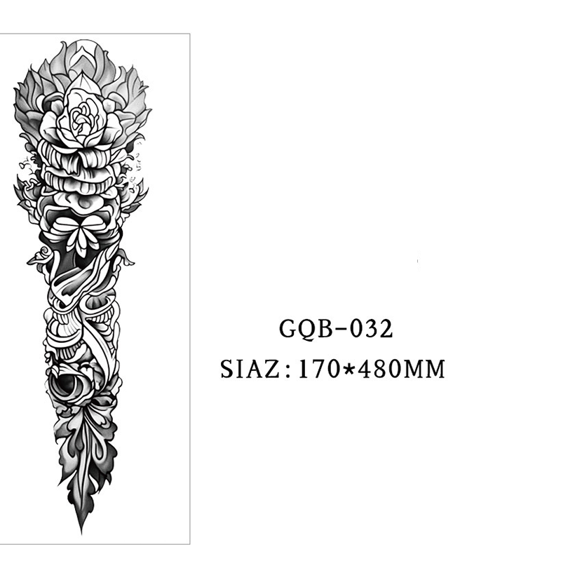 🥳2026 HOT SALE🥳💞50K+ SOLD!💪🎨 50% OFF! Large Full Sleeve Temporary Tattoos – Waterproof & sweatproof, realistic ink look. Easy 10‑sec application, safe & skin‑friendly. 🖤✨
