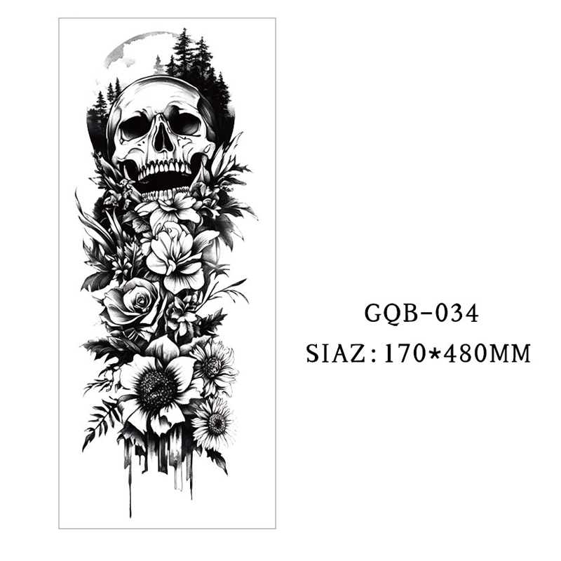 🥳2026 HOT SALE🥳💞50K+ SOLD!💪🎨 50% OFF! Large Full Sleeve Temporary Tattoos – Waterproof & sweatproof, realistic ink look. Easy 10‑sec application, safe & skin‑friendly. 🖤✨