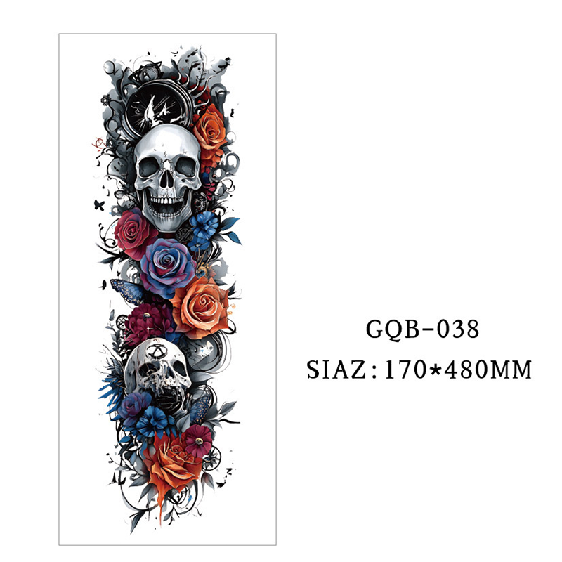 🥳2026 HOT SALE🥳💞50K+ SOLD!💪🎨 50% OFF! Large Full Sleeve Temporary Tattoos – Waterproof & sweatproof, realistic ink look. Easy 10‑sec application, safe & skin‑friendly. 🖤✨