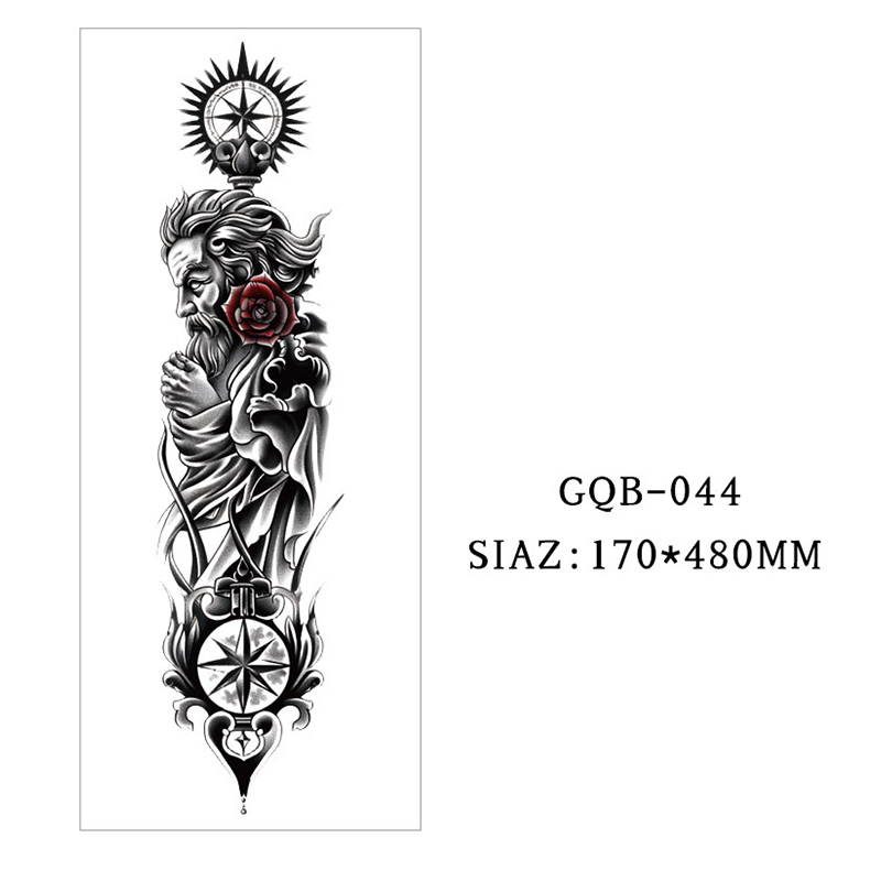 🥳2026 HOT SALE🥳💞50K+ SOLD!💪🎨 50% OFF! Large Full Sleeve Temporary Tattoos – Waterproof & sweatproof, realistic ink look. Easy 10‑sec application, safe & skin‑friendly. 🖤✨