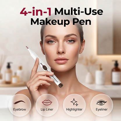 🥳2026 HOT SALE🥳💞50K+ SOLD!✨🖊️ 50% OFF! Portable Multi‑Purpose Makeup Pen – Eyeliner, lip liner, brow pencil & highlighter in one. Sleek, space‑saving & travel‑ready! 💄🎒