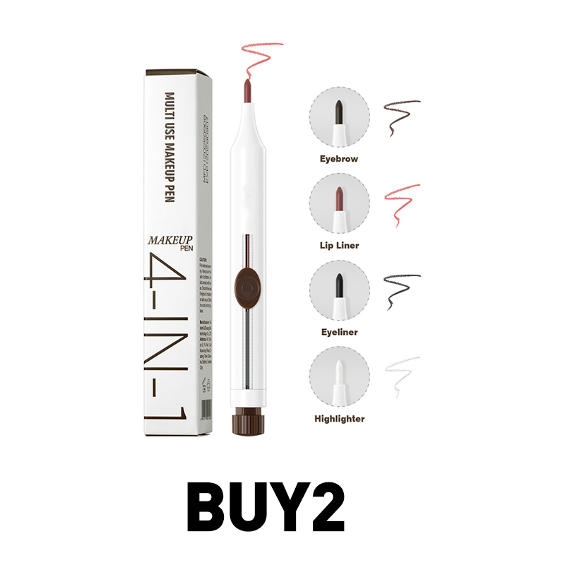 🥳2026 HOT SALE🥳💞50K+ SOLD!✨🖊️ 50% OFF! Portable Multi‑Purpose Makeup Pen – Eyeliner, lip liner, brow pencil & highlighter in one. Sleek, space‑saving & travel‑ready! 💄🎒