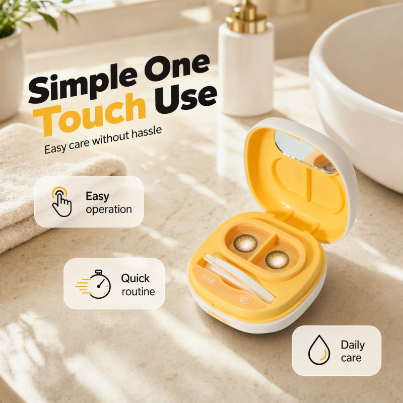🥳2026 HOT SALE🥳💞50K+ SOLD!👁️🌀 50% OFF! Portable Sonic Contact Lens Cleaner – Deep cleans with ultrasonic vibration. Rechargeable, one‑touch, pocket‑sized. Fresh lenses everyday! ✨🔋