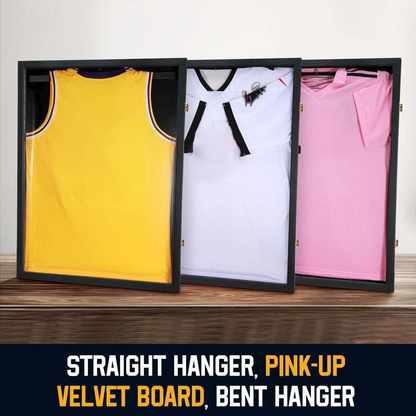 🥳2026 HOT SALE🥳💞50K+ SOLD!⚽🏆 50% OFF! Wooden Jersey Display Frame with Magnetic Door – Crystal clear acrylic, rounded corners, easy swap. Show off your prized memorabilia! 🏅✨