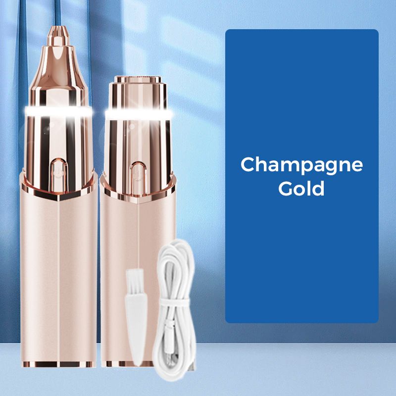 🥳2026 HOT SALE🥳💞50K+ SOLD!🪒🌸 50% OFF! 2‑in‑1 Facial Hair Remover & Eyebrow Trimmer – Gentle & painless, floating safety blade. Removes fine hair without nicks or redness. Sensitive skin friendly! ✨🌿