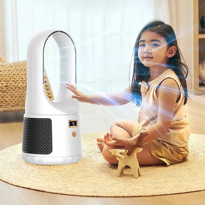 🥳2026 HOT SALE🥳💞50K+ SOLD!🌬️💧 50% OFF! Portable Bladeless Humidifying Fan – Safe for kids & pets, no exposed blades. 6 speeds, whisper‑quiet, adds moisture to the air. A summer essential! 🏠✨