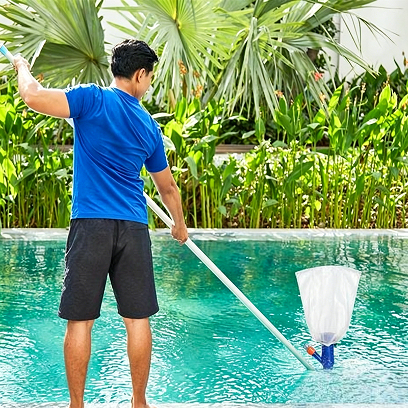 🥳2026 HOT SALE🥳💞50K+ SOLD!🏊‍♂️💧 50% OFF! Portable Pool Cleaning Vacuum – Connects to garden hose, uses water pressure. No electricity, no heavy lifting. Adjustable pole & reusable mesh bag. Keep your pool spotless! 🧹✨
