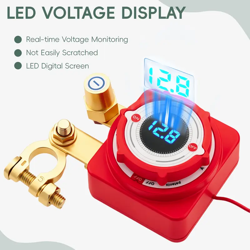 🥳2026 HOT SALE🥳💞50K+ SOLD!⚡🔋 50% OFF! Automotive Battery Cut‑off Relay Switch – Remote & manual control, 12V/24V compatible. Prevents power drain & deep discharge – no more dead batteries! 🛡️✨