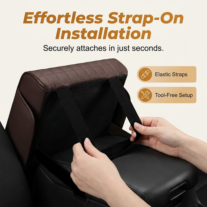 Multifunctional Car Console Storage Box & Armrest