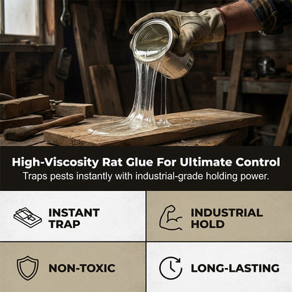 🥳2026 HOT SALE🥳💞50K+ SOLD! 🐭🚫 50% OFF! High‑Viscosity Mouse & Rat Glue – Instant pest eradication, unbreakable stretch tech traps rodents fast. No chemicals – safe for homes with kids & pets! 🛡️🧴