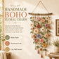 🥳2026 HOT SALE🥳💞50K+ SOLD!🌸🌿 50% OFF! Crochet Flower Wall Hanging Decor – Handmade boho floral design, tassel accents & rustic wooden branch. Adds warmth & charm to any room – instant cosy upgrade! 🏡✨