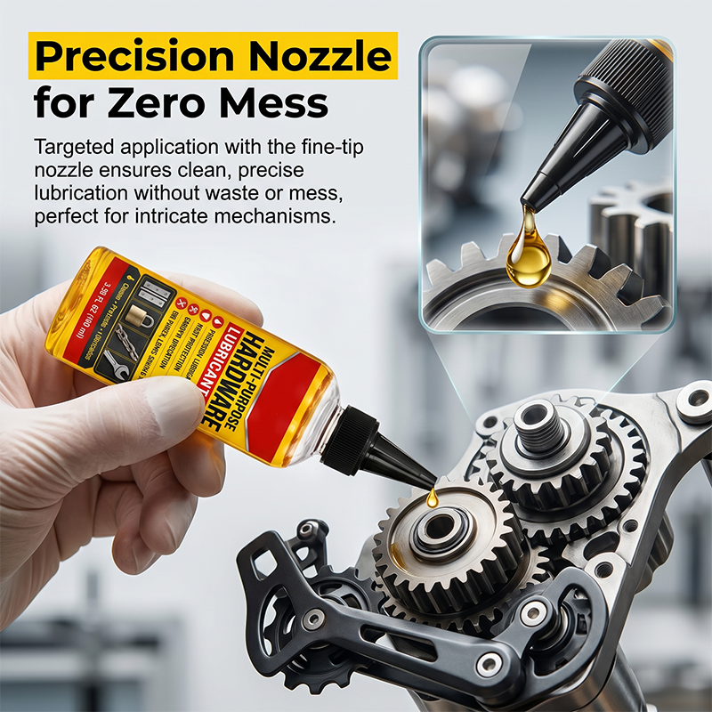 🥳2026 HOT SALE🥳💞50K+ SOLD! ⚙️🛢️ 50% OFF! Hardware Lubricant Oil – silences squeaky hinges, frees stuck padlocks & protects against rust. 4-in-1 formula cleans, prevents, lubricates & reduces friction. 30ml or 100ml – keep your home running smoothly! 🔧✨