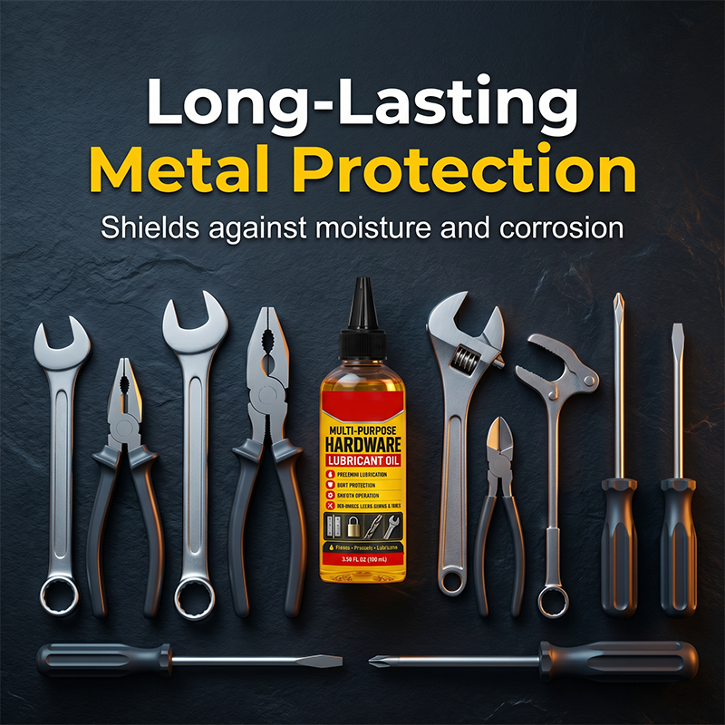 🥳2026 HOT SALE🥳💞50K+ SOLD! ⚙️🛢️ 50% OFF! Hardware Lubricant Oil – silences squeaky hinges, frees stuck padlocks & protects against rust. 4-in-1 formula cleans, prevents, lubricates & reduces friction. 30ml or 100ml – keep your home running smoothly! 🔧✨