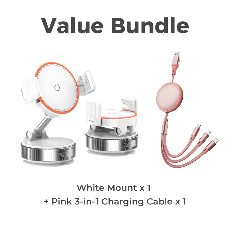 🥳2026 HOT SALE🥳💞50K+ SOLD! 🚗📱 50% OFF! Adjustable Magnetic Car Mount – Vacuum suction base for secure hold on bumpy roads. 24 N55 magnets – strong grip through most cases. 1080° rotation – perfect angle every time! 🛡️✨