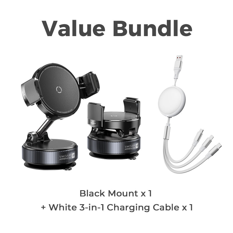 🥳2026 HOT SALE🥳💞50K+ SOLD! 🚗📱 50% OFF! Adjustable Magnetic Car Mount – Vacuum suction base for secure hold on bumpy roads. 24 N55 magnets – strong grip through most cases. 1080° rotation – perfect angle every time! 🛡️✨