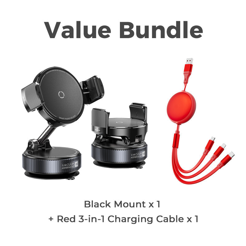 🥳2026 HOT SALE🥳💞50K+ SOLD! 🚗📱 50% OFF! Adjustable Magnetic Car Mount – Vacuum suction base for secure hold on bumpy roads. 24 N55 magnets – strong grip through most cases. 1080° rotation – perfect angle every time! 🛡️✨