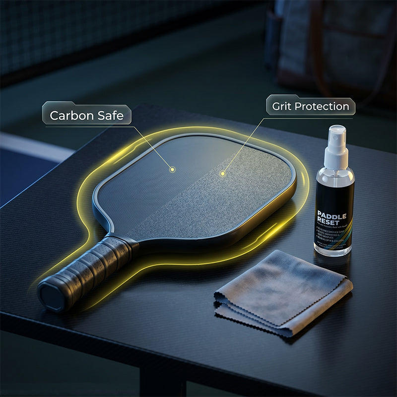 🥳2026 HOT SALE🥳💞50K+ SOLD!🎾🧽 50% OFF! Portable Pickleball Paddle Cleaner Kit – Restores original grit & spin. Biodegradable spray, microfiber cloth & sponge included. Play with confidence! 🏆✨