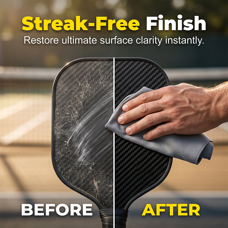 🥳2026 HOT SALE🥳💞50K+ SOLD!🎾🧽 50% OFF! Portable Pickleball Paddle Cleaner Kit – Restores original grit & spin. Biodegradable spray, microfiber cloth & sponge included. Play with confidence! 🏆✨