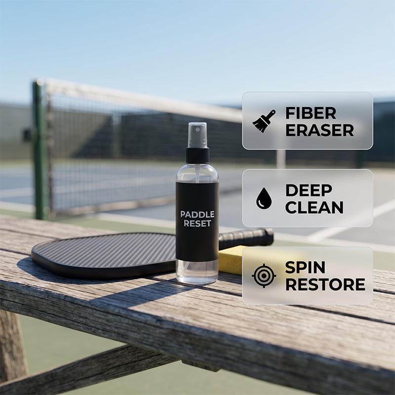🥳2026 HOT SALE🥳💞50K+ SOLD!🎾🧽 50% OFF! Portable Pickleball Paddle Cleaner Kit – Restores original grit & spin. Biodegradable spray, microfiber cloth & sponge included. Play with confidence! 🏆✨
