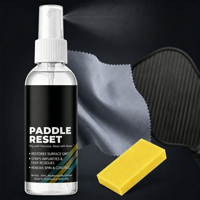 🥳2026 HOT SALE🥳💞50K+ SOLD!🎾🧽 50% OFF! Portable Pickleball Paddle Cleaner Kit – Restores original grit & spin. Biodegradable spray, microfiber cloth & sponge included. Play with confidence! 🏆✨